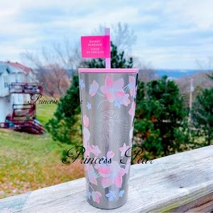 Starbucks 2024 cherry blossom stainless steel 24 oz